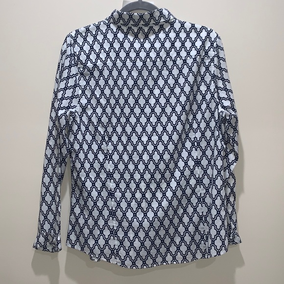 WOMENS CROWN & IVY BLOUSE SIZE LARGE - Picture 3 of 4